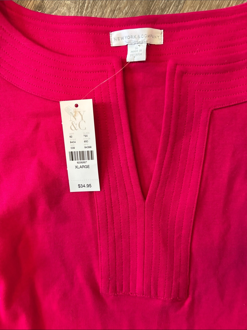 New York & Company Sleeveless Midi Shift Dresses in Royal Blue and Fuchsia - Picture 3 of 10